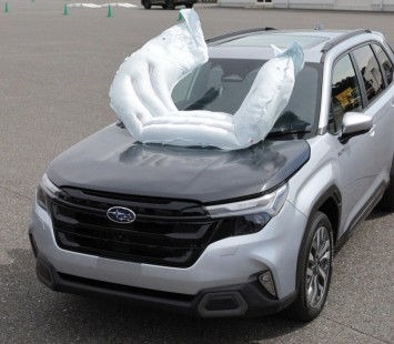 Subaru показала, как защищать велосипедистов от травм при ДТП с автомобилем